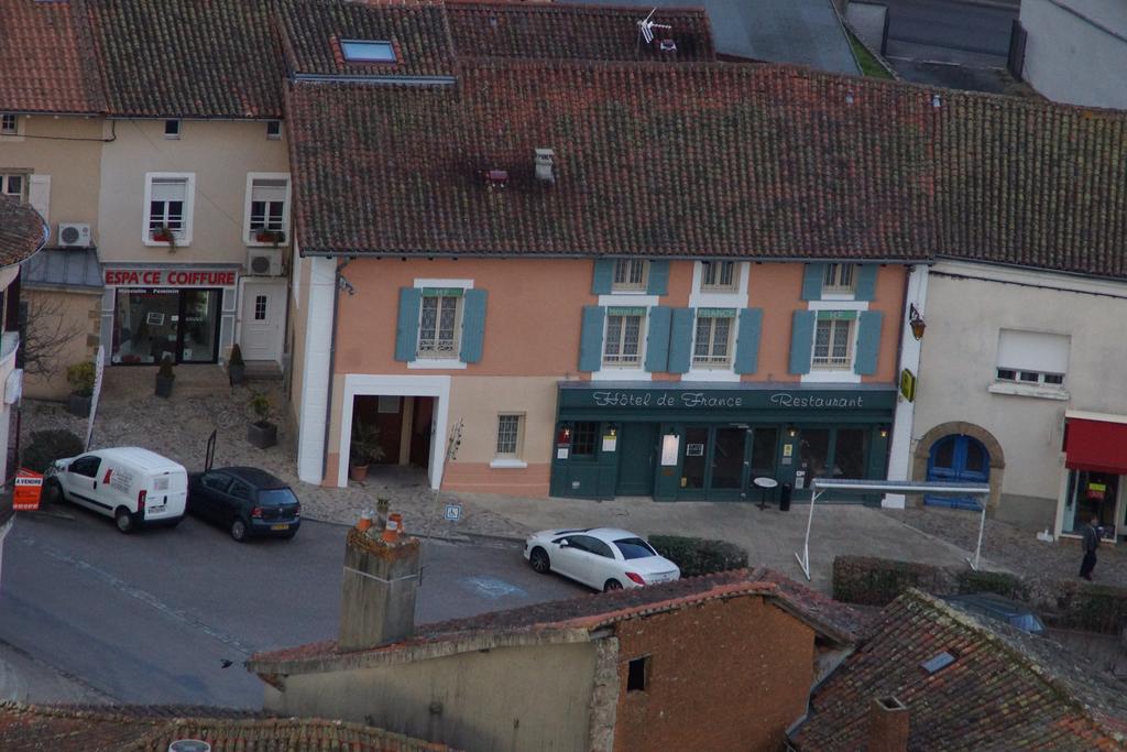 Logis Hotel De France Rochechouart Eksteriør billede