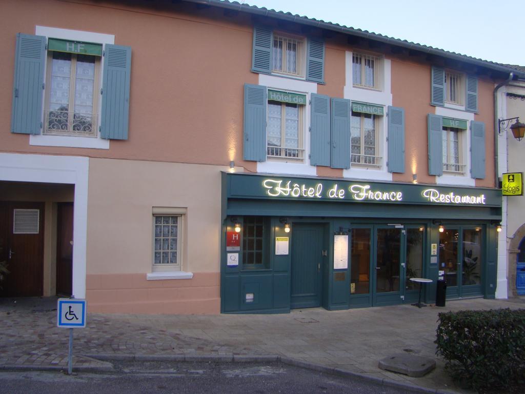 Logis Hotel De France Rochechouart Eksteriør billede